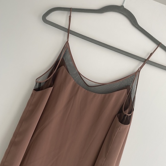 Babaton dark blush slip dress - Picture 2 of 2